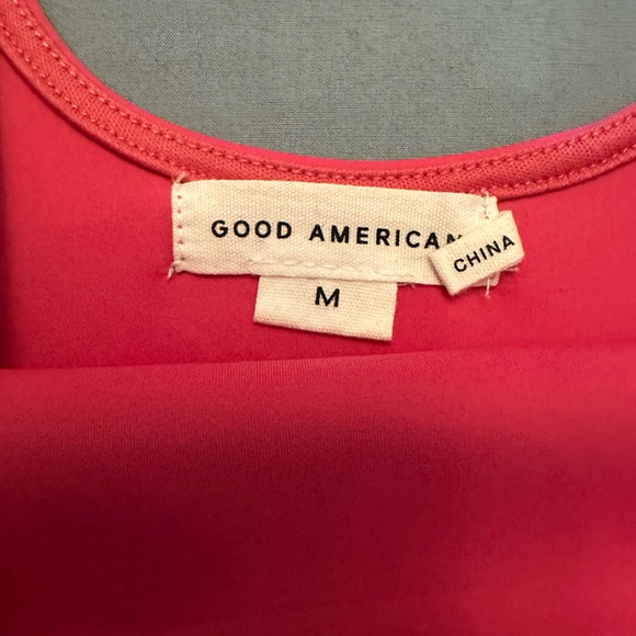 Good American Pink Body Suite Top - Picture 2 of 5